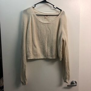 Cropped Knit Sweater